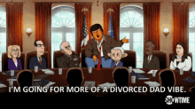 Cabinet Meeting Conference GIF - Cabinet Meeting Conference Im Going For More Of A Divorced Dad Vibe GIFs