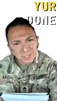 a man in a u.s. army uniform with the name vargas on his shirt