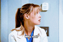 Greys Anatomy Izzie Stevens GIF - Greys Anatomy Izzie Stevens Why Not GIFs