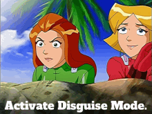 Totally Spies Sam GIF - Totally Spies Sam Activate Disguise Mode GIFs