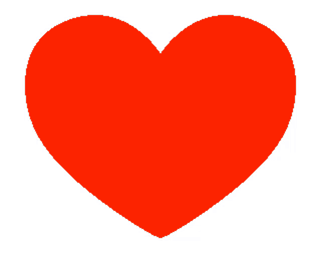 Red heart Sticker