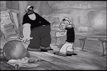 Popeye Bluto GIF - Popeye Bluto Sausage GIFs
