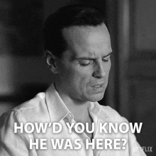 How'D You Know He Was Here Tom Ripley GIF - How'D You Know He Was Here Tom Ripley Ripley GIFs
