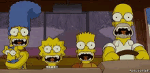 Simpsons Scream GIF - Simpsons Scream Shocked GIFs