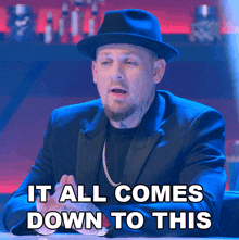 It All Comes Down To This Joel Madden GIF - It All Comes Down To This Joel Madden Ink Master GIFs