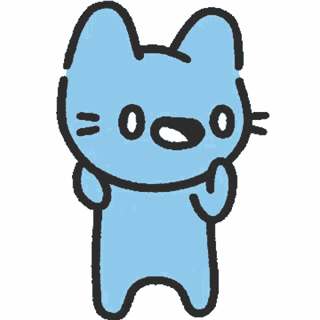 Blue Cat top Dancing