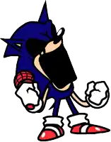 a cartoon drawing of a sonic the hedgehog with his mouth open
