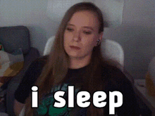 I Sleep Sleep GIF - I Sleep Sleep Mimi GIFs