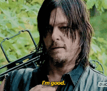 Walking Dead Daryl Dixon GIF - Walking Dead Daryl Dixon Dont Worry About It GIFs
