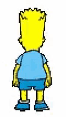 Bart Simpson Estudar GIF