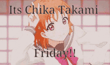 Takami Chika Sunshine GIF - Takami Chika Sunshine Friday GIFs