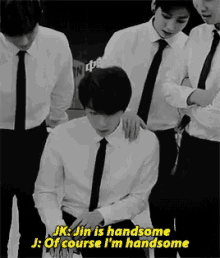 Jin World Wide Handsome GIF - Jin World Wide Handsome Funny GIFs