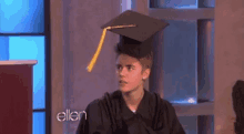 Graduation Justin Bieber GIF - Graduation Justin Bieber Ellen GIFs