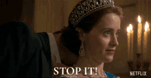 Stop It Queen Elizabeth Ii GIF - Stop It Queen Elizabeth Ii Claire Foy GIFs