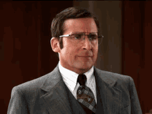 forced smile anchorman smile brick steve carrell sourire