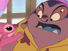 Giving A Kiss Lilo And Stitch GIF - Giving A Kiss Lilo And Stitch Lilo And Stitch Giving A Kiss To Someone GIFs