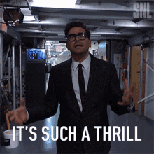 Its Such A Thrill Dan Levy GIF - Its Such A Thrill Dan Levy Saturday Night Live GIFs