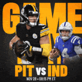 Indianapolis Colts Vs. Pittsburgh Steelers Pre Game GIF - Nfl National Football League Football League GIFs