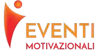 a logo for eventi motivationali with a red and orange icon