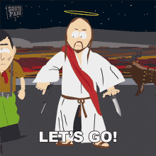 Lets Go Jesus Christ GIF - Lets Go Jesus Christ South Park GIFs