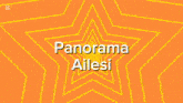 a black and white background with the words panorama ailesi written on it