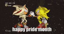 Sonic Adventure 2 Pride Month GIF - Sonic Adventure 2 Pride Month Shadow The Hedgehog GIFs