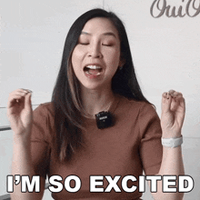 Im So Excited Tina Yong GIF - Im So Excited Tina Yong Im Thrilled GIFs