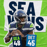 Detroit Lions (45) Vs. Seattle Seahawks (48) Post Game GIF - Nfl National Football League Football League GIFs