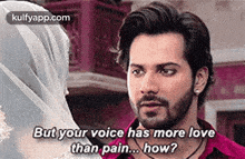 But Your Voice Has More Lovethan Pain.. How?.Gif GIF - But Your Voice Has More Lovethan Pain.. How? Varun Dhawan Clothing GIFs