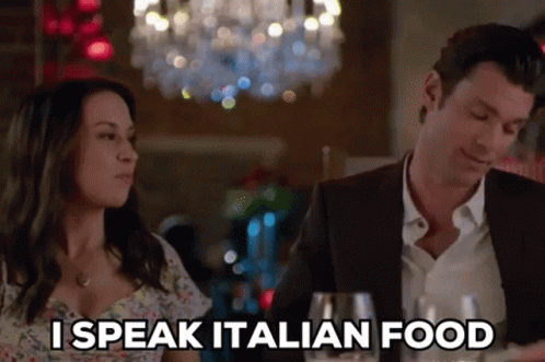 She speaks italian