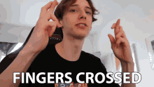 Fingers Crossed George Mason GIF - Fingers Crossed George Mason Georgemasontv GIFs