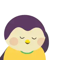 a penguin with a light bulb above its head and the words brain on above it