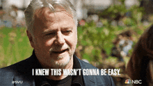 I Knew This Wasn'T Gonna Be Easy Burton Lowe GIF - I Knew This Wasn'T Gonna Be Easy Burton Lowe Law & Order Special Victims Unit GIFs