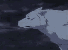 anime wolf run fast running
