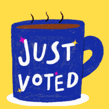 Just Voted Coffee GIF - Just Voted Coffee Morning GIFs