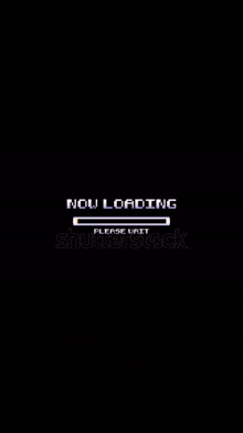 a loading screen for a video game with a mario character on it .