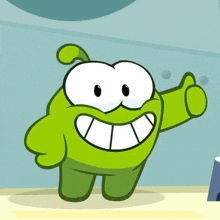 Thumbs Up Om Nom GIF