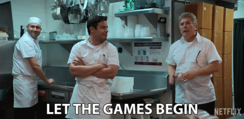 Let the games begin GIF - Conseguir el mejor gif en GIFER