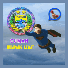 Superman Persib GIF - Superman Persib Numpang GIFs