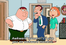 family guy peter griffin awkward