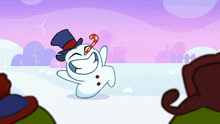 Hopping From Side To Side Snow Nom GIF - Hopping From Side To Side Snow Nom Om Nom Stories GIFs