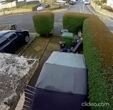 crashes bike