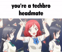 Techbro Headmate Anime Girl GIF - Techbro Headmate Techbro Headmate GIFs