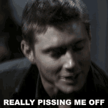 Really Pissing Me Off Dean Winchester GIF