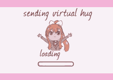Virtual Hug Loading GIF