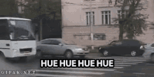 All Aboard The Hue Hue Hue Hue Bus GIF - Funny Bus Bus Laughing Bus Lol GIFs