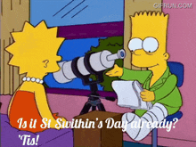 St Swithin'S Day Saint Swithin GIF