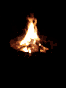 a blurred image of a person holding a torch