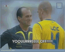 Smiling Red Card GIF - Soccer Football Smiling Referee GIFs