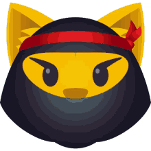 ninja cat cat joypixels ninja im a ninja